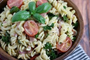 BLT Gluten Free Pasta Salad