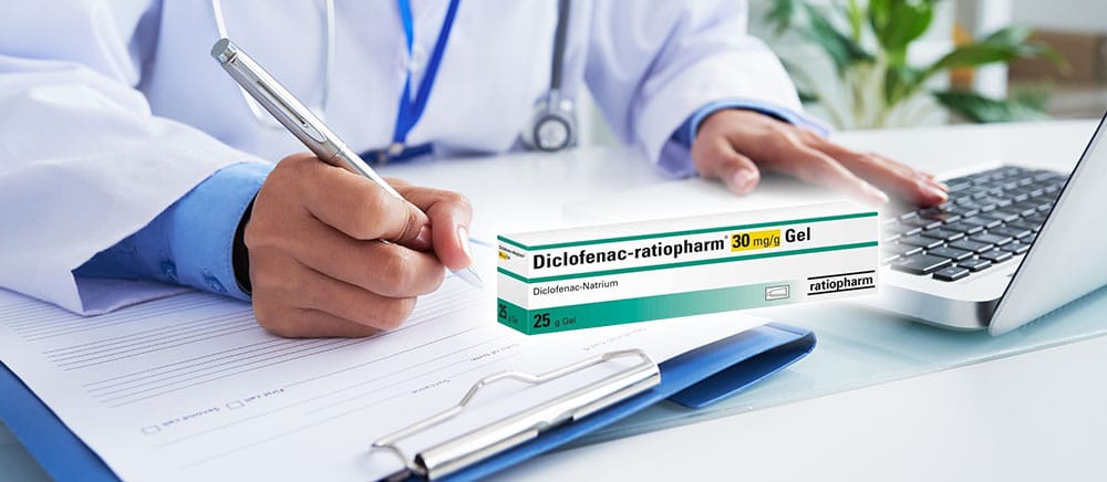 Diclofenac Gel von Arzt