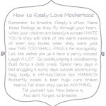 Thoughts on Motherhood