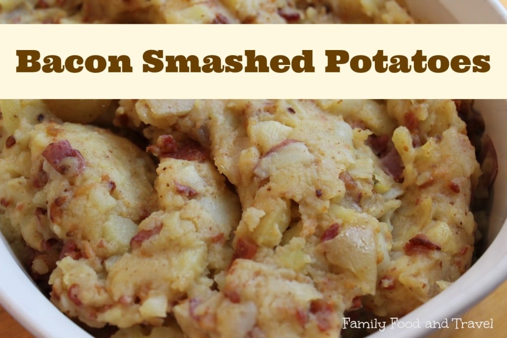 Bacon Smashed Potatoes