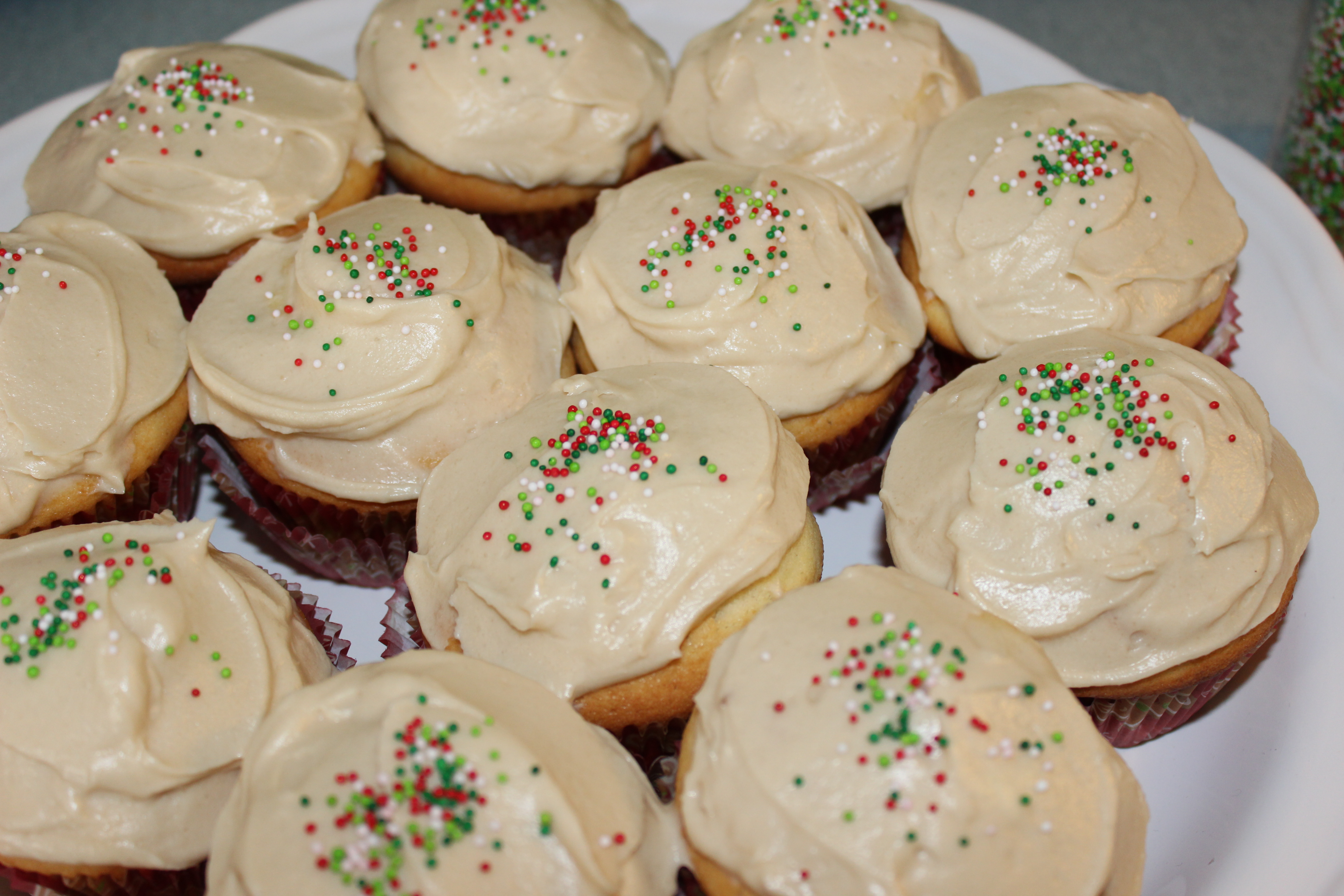Buttermilk Cupcakes with Brown Sugar Icing