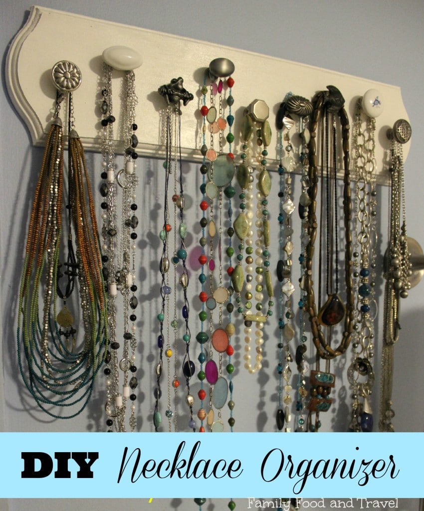 DIY Necklace Organizer