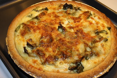Kale and Aged Cheddar Quiche