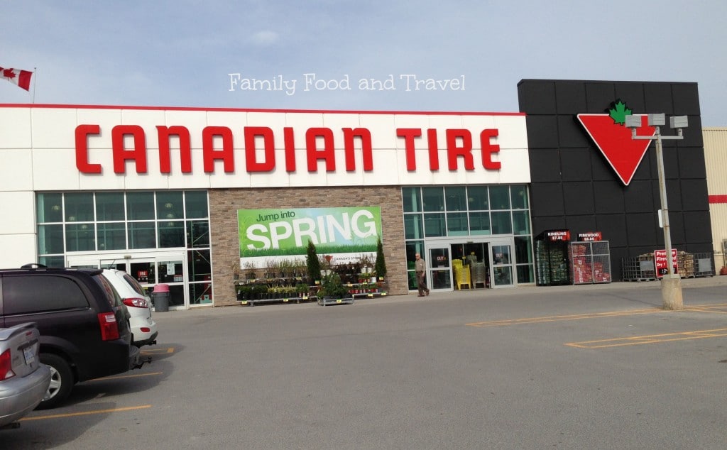 camping gear at Canadian Tire