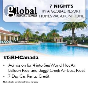 Win 7 Nights at a Global Resort Homes Vacation #GRHCanada