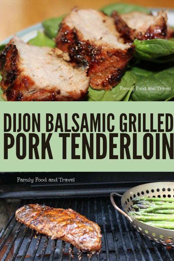 Dijon Balsamic Grilled Pork Tenderloin Recipe