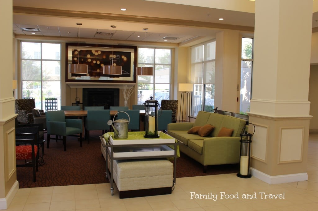 Sitting area in the Lobby