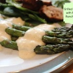 Grilled Asparagus with Parmesan Ranch Dressing #ranchify #recipe