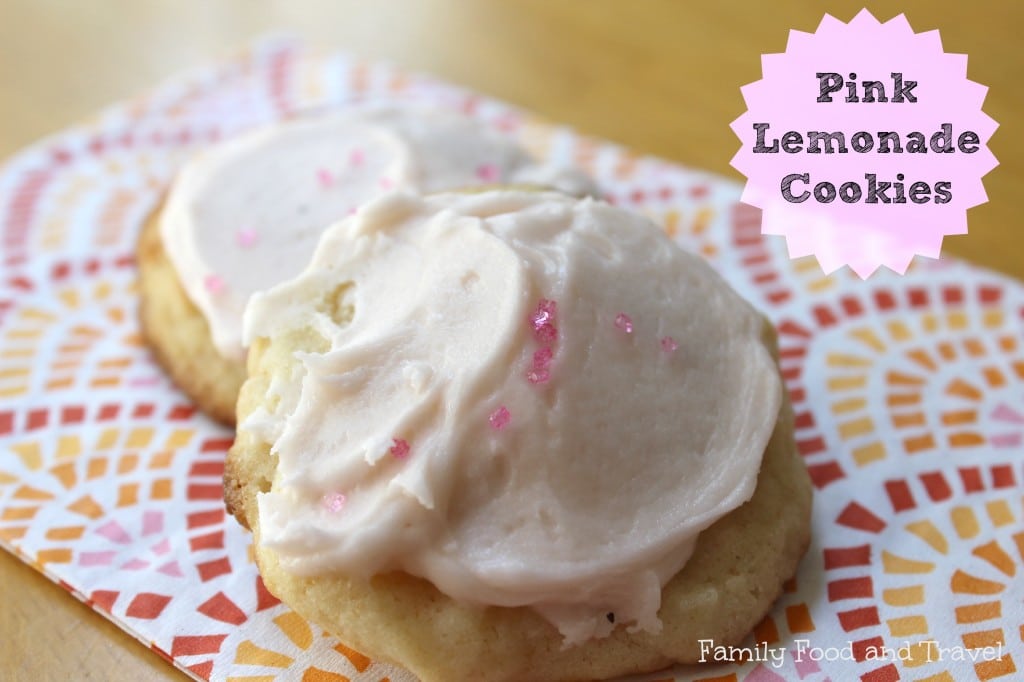 pink lemonade cookies