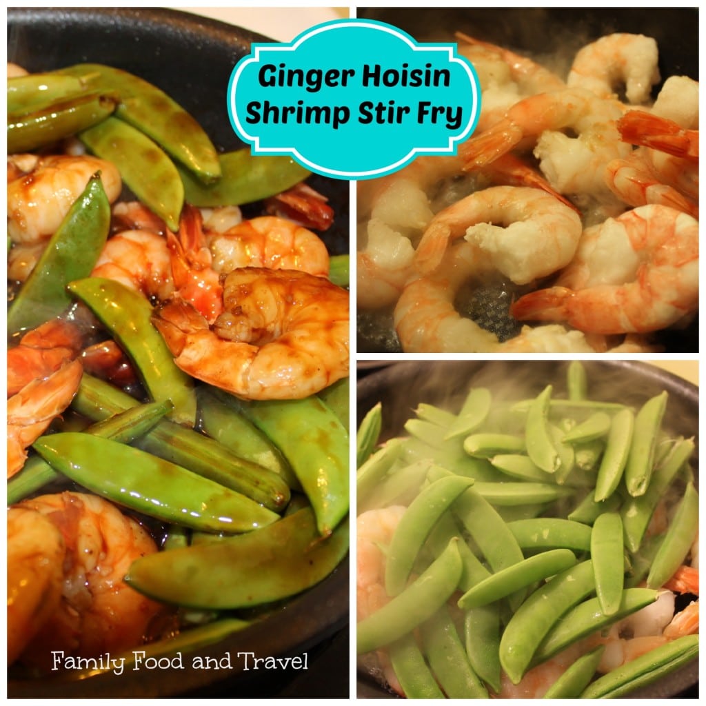 ginger hoisin shrimp stir fry