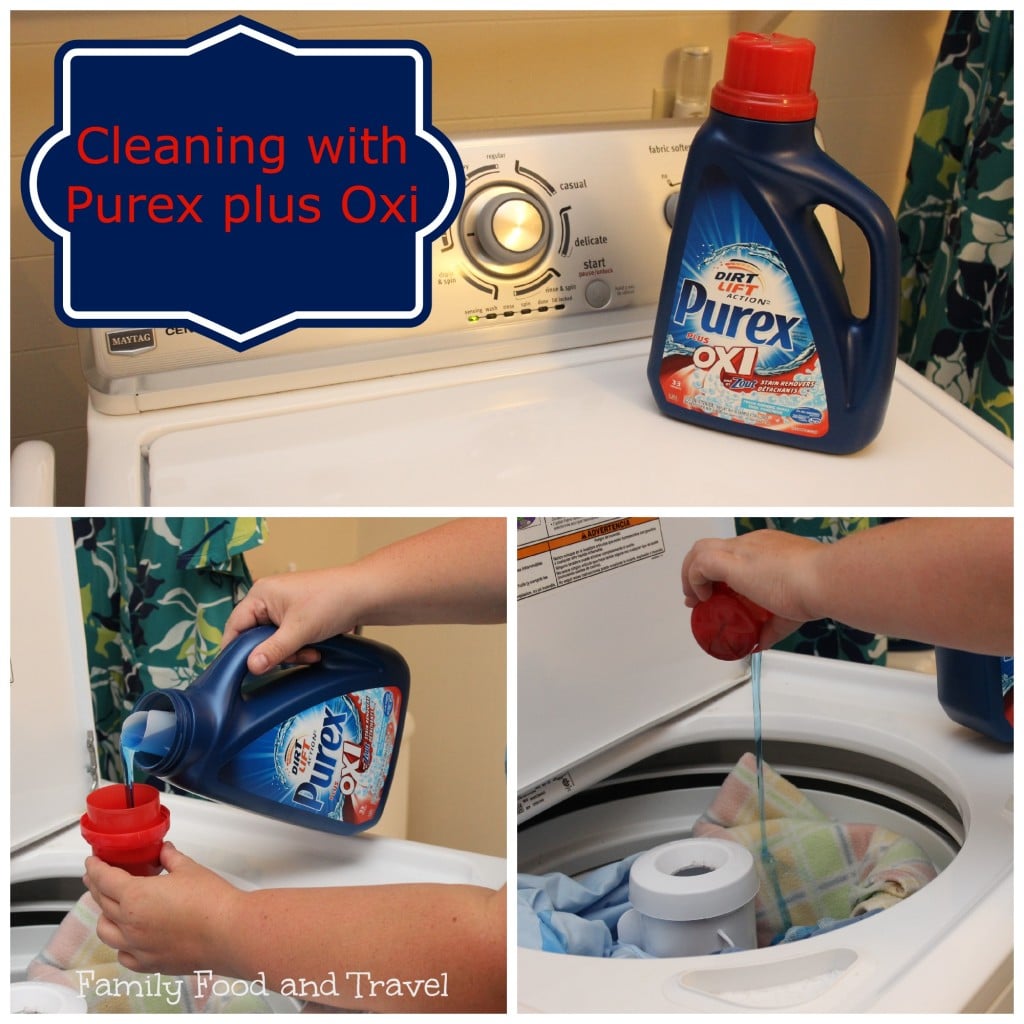Cleaning with Purex plus Oxi