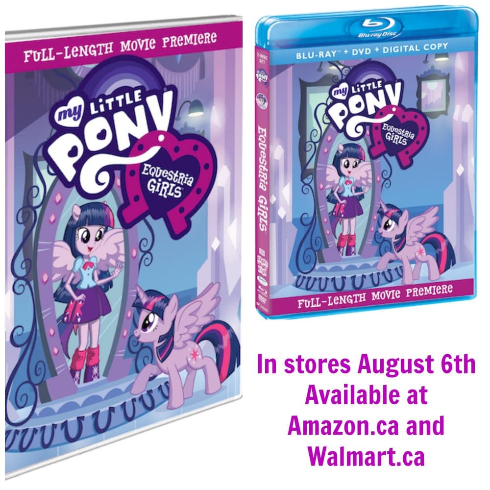 My Little Pony Equestria Girls on Blu Ray and DVD