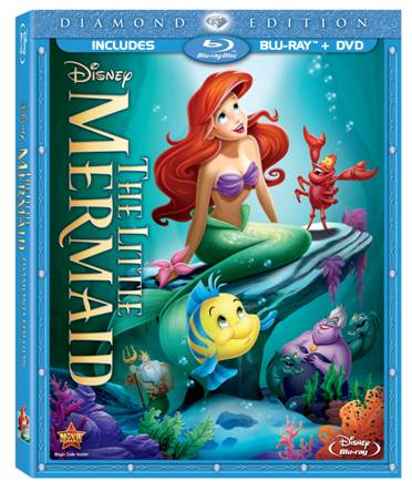 The Little Mermaid Diamond Edition Blu-ray Combo Pack