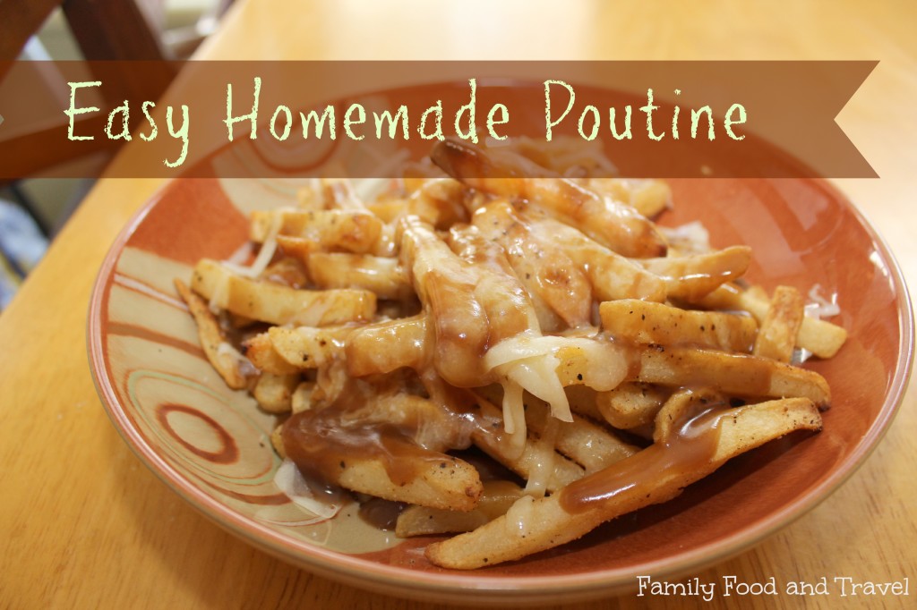 homemade poutine