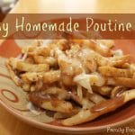 homemade poutine