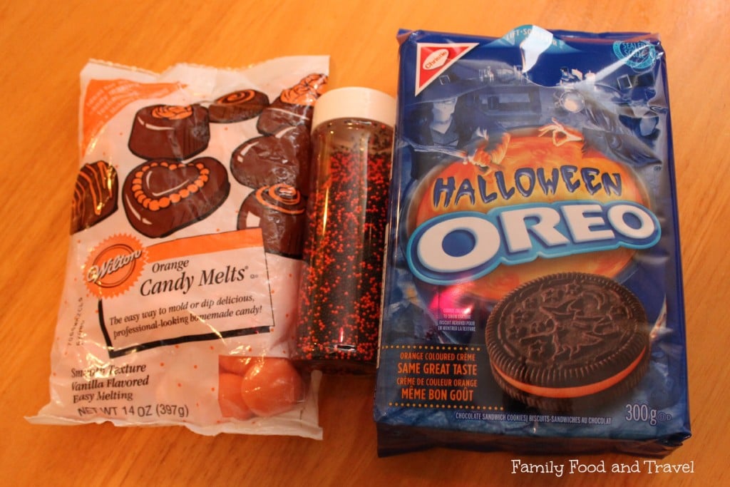 halloween oreos supplies