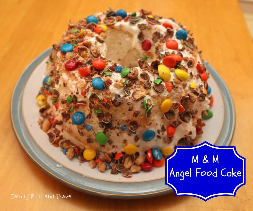 M&M Angel Food Cake #shop