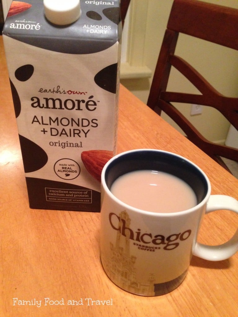 almonds + dairy