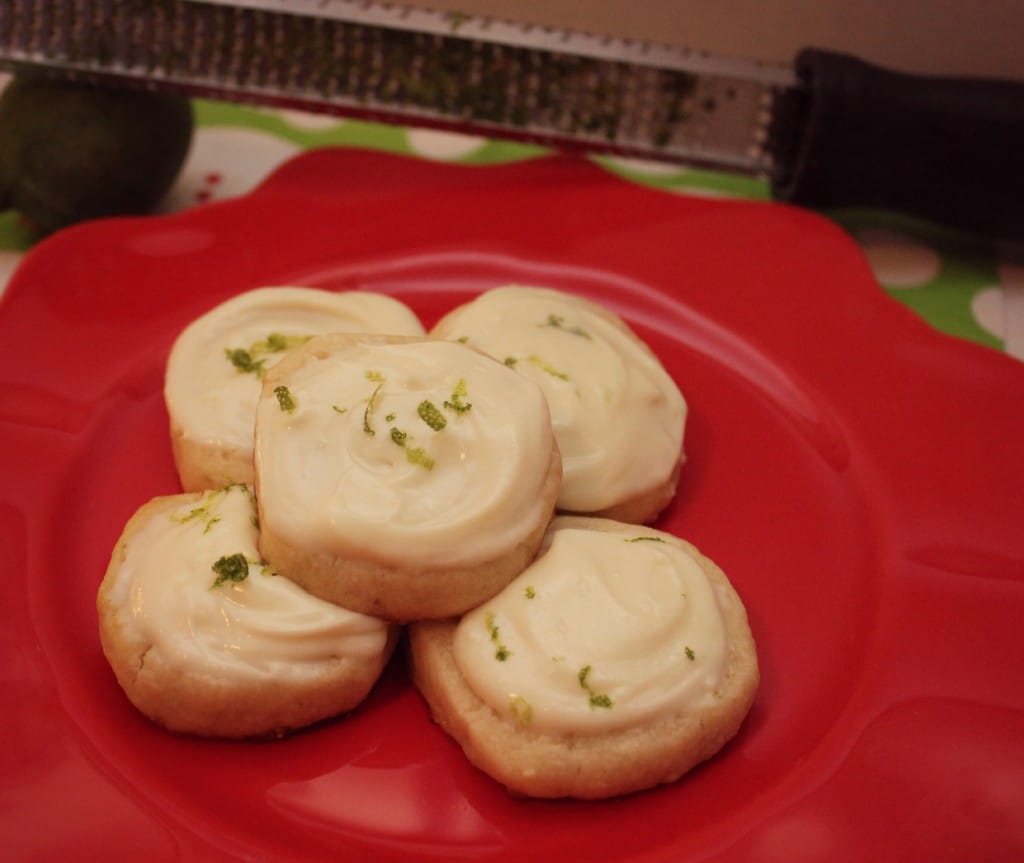 lime shortbread cookies