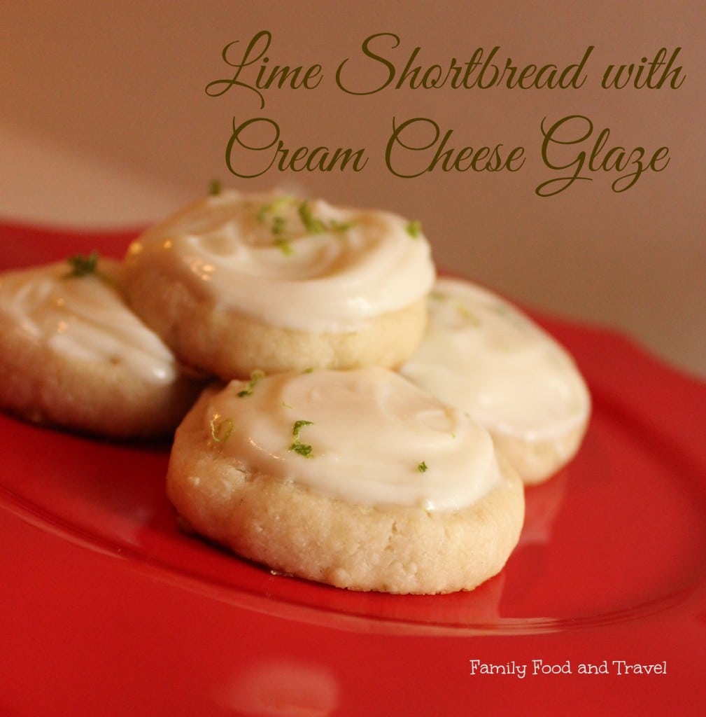 lime shortbread cookies