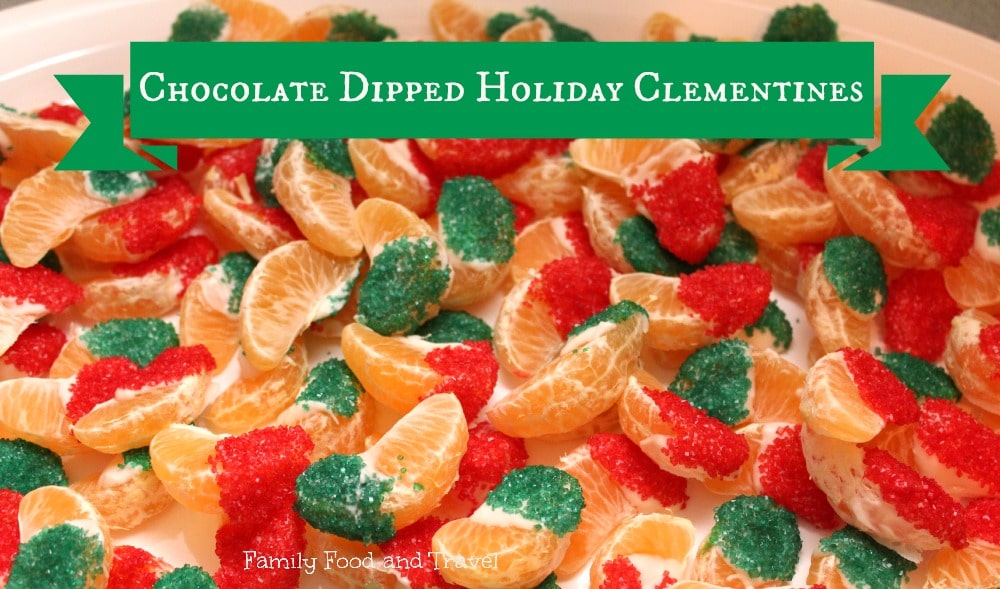 chocolate dipped clementines