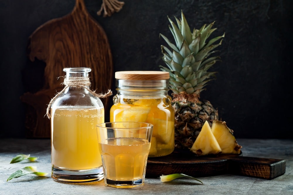 Mexican Tepache Recipe for Fermented Pineapple Drink 