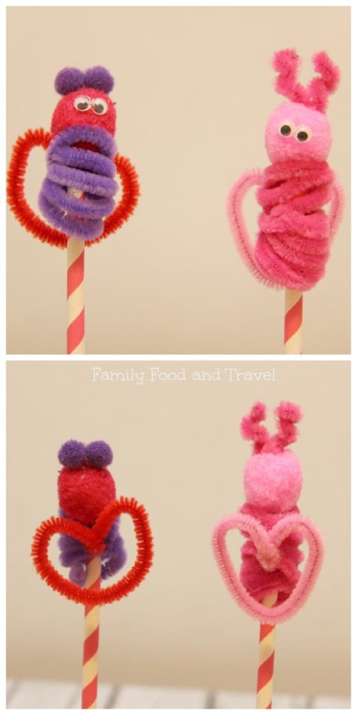 love bug finger puppets front and back