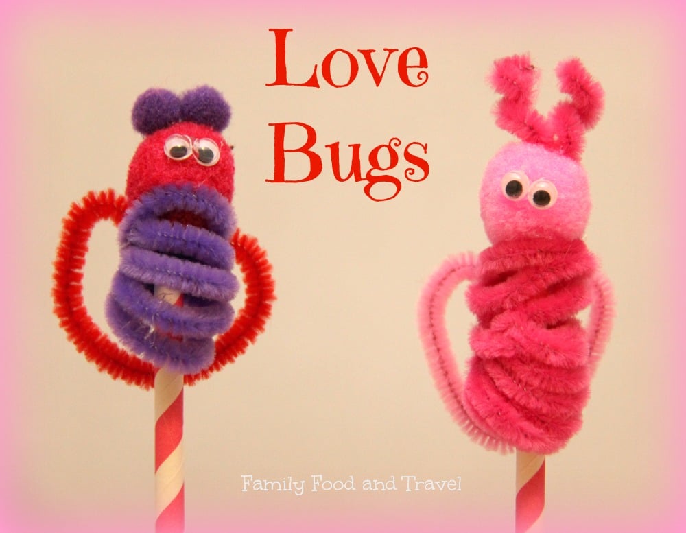 DIY Love Bug Finger Puppets