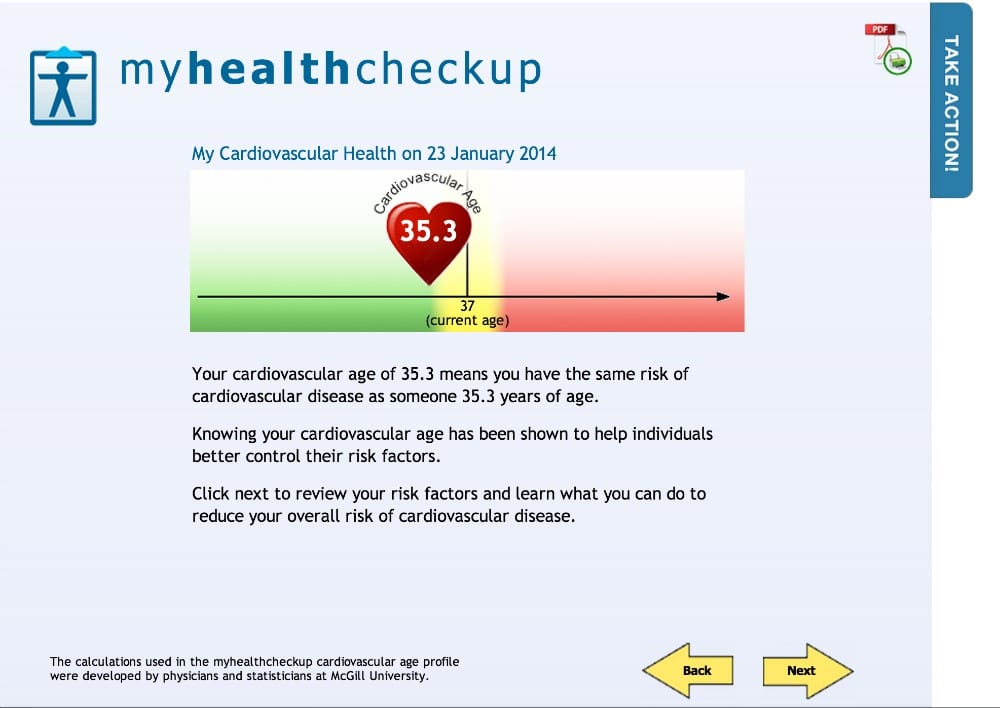 How Old is Your Heart Really? Take the Heart Age Test #TreatYourHeart