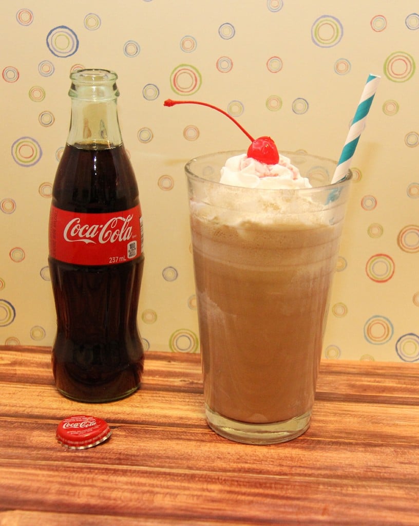 old fashioned coke float