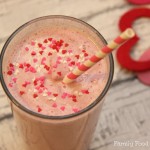 old fashioned strawberry milkshake