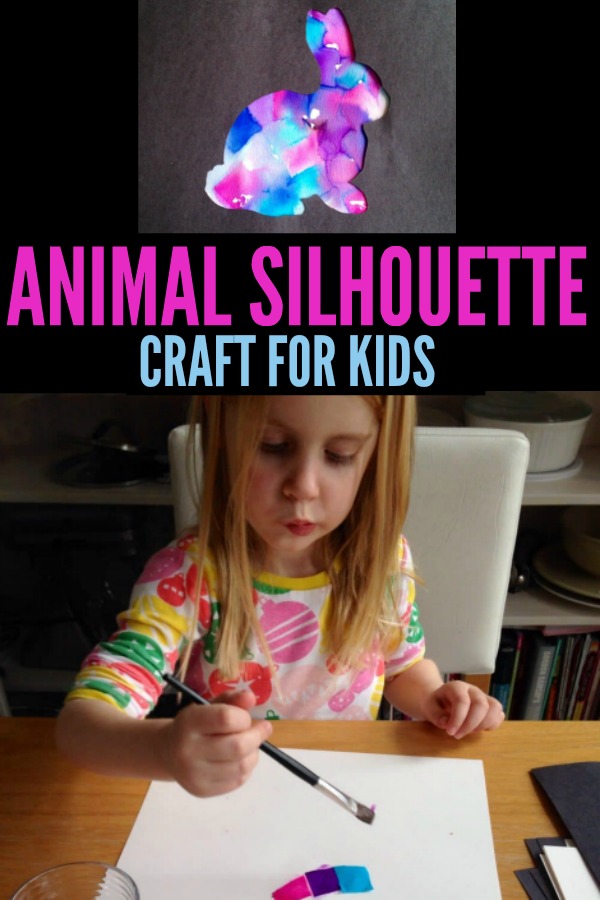 Animal Silhouette Craft for Kids