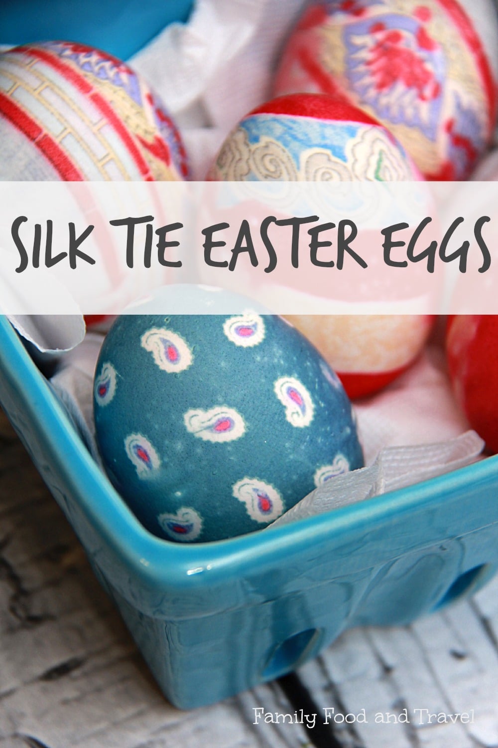 silk tie easter eggs