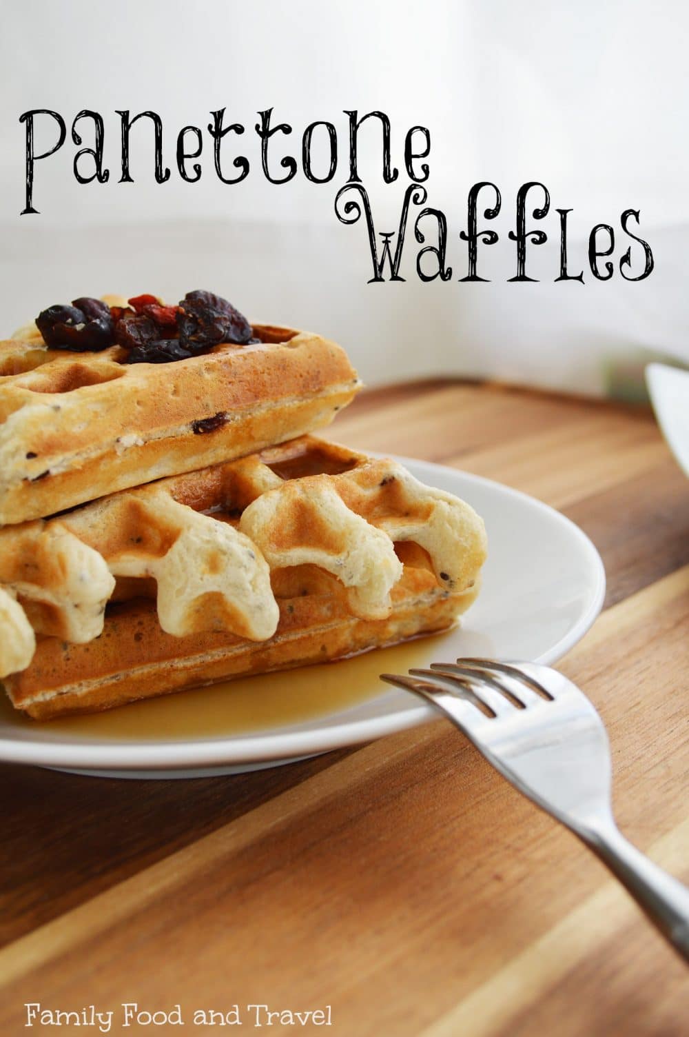 panettone waffles