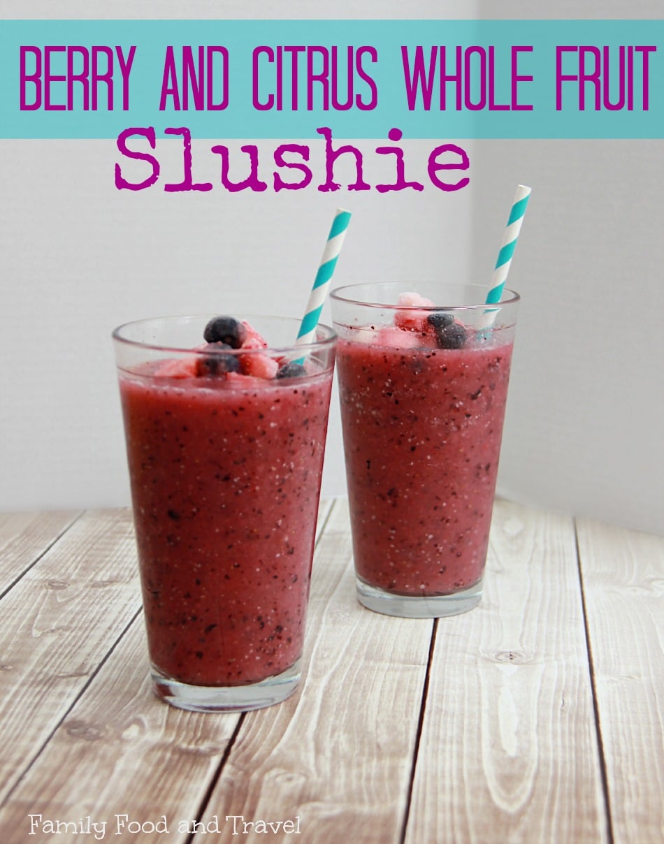 Berry and Citrus Whole Fruit Slushie