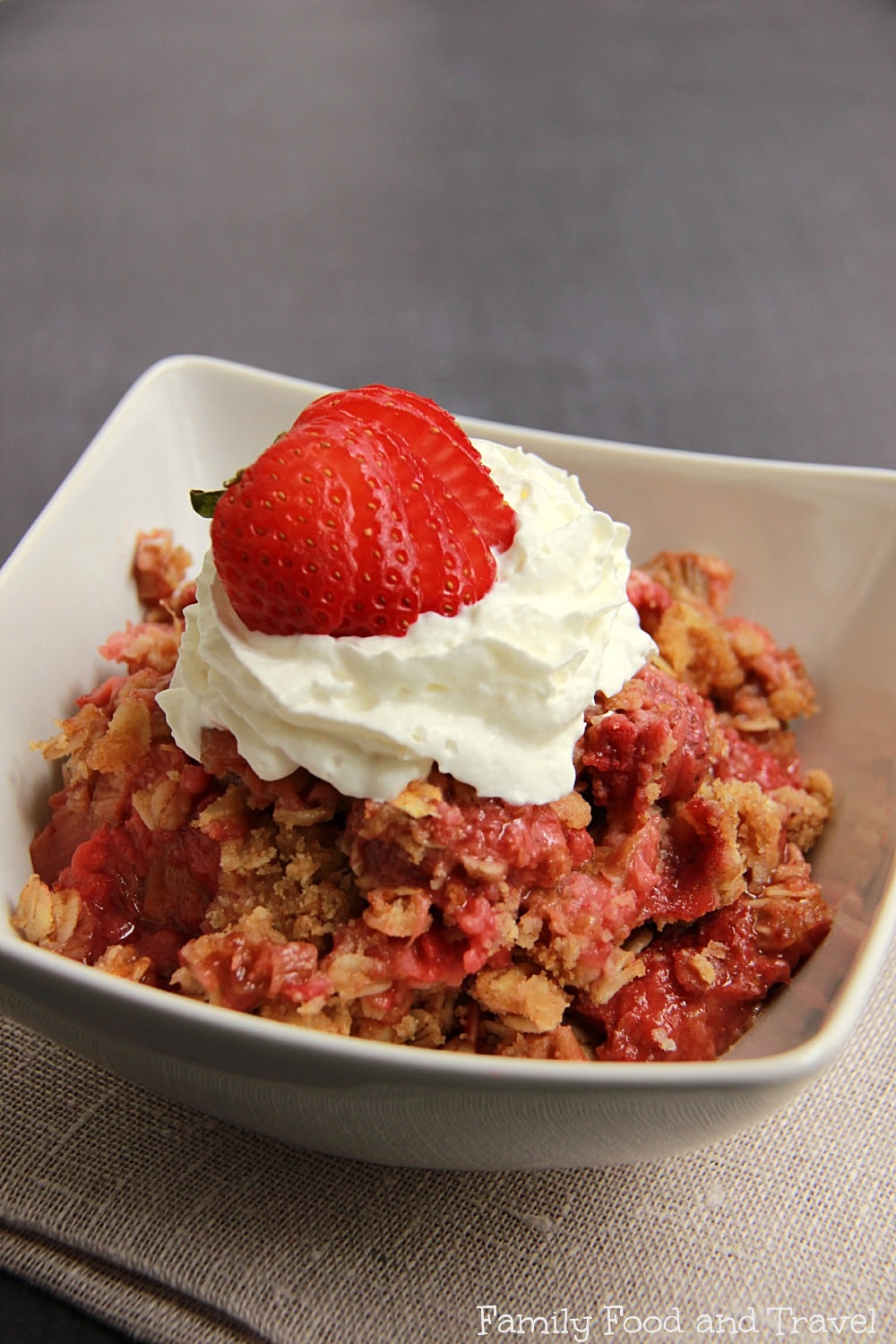 Strawberry Rhubarb Crisp