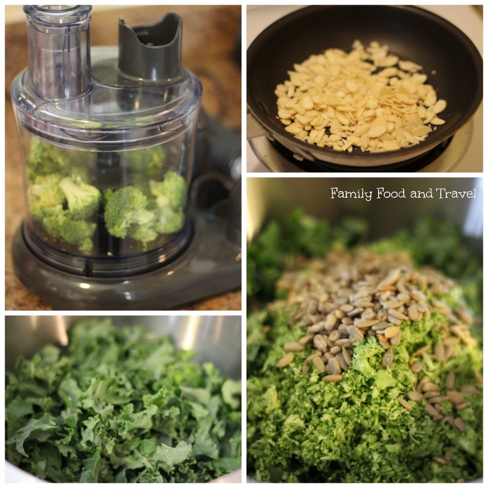 Kale Detox Salad Prep