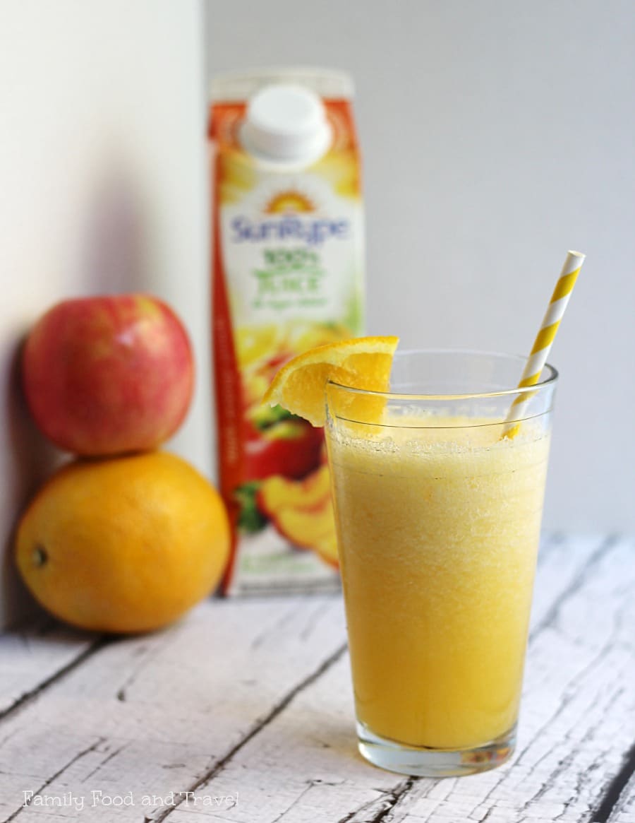 Apple Orange Peach Slushie #LiveRype