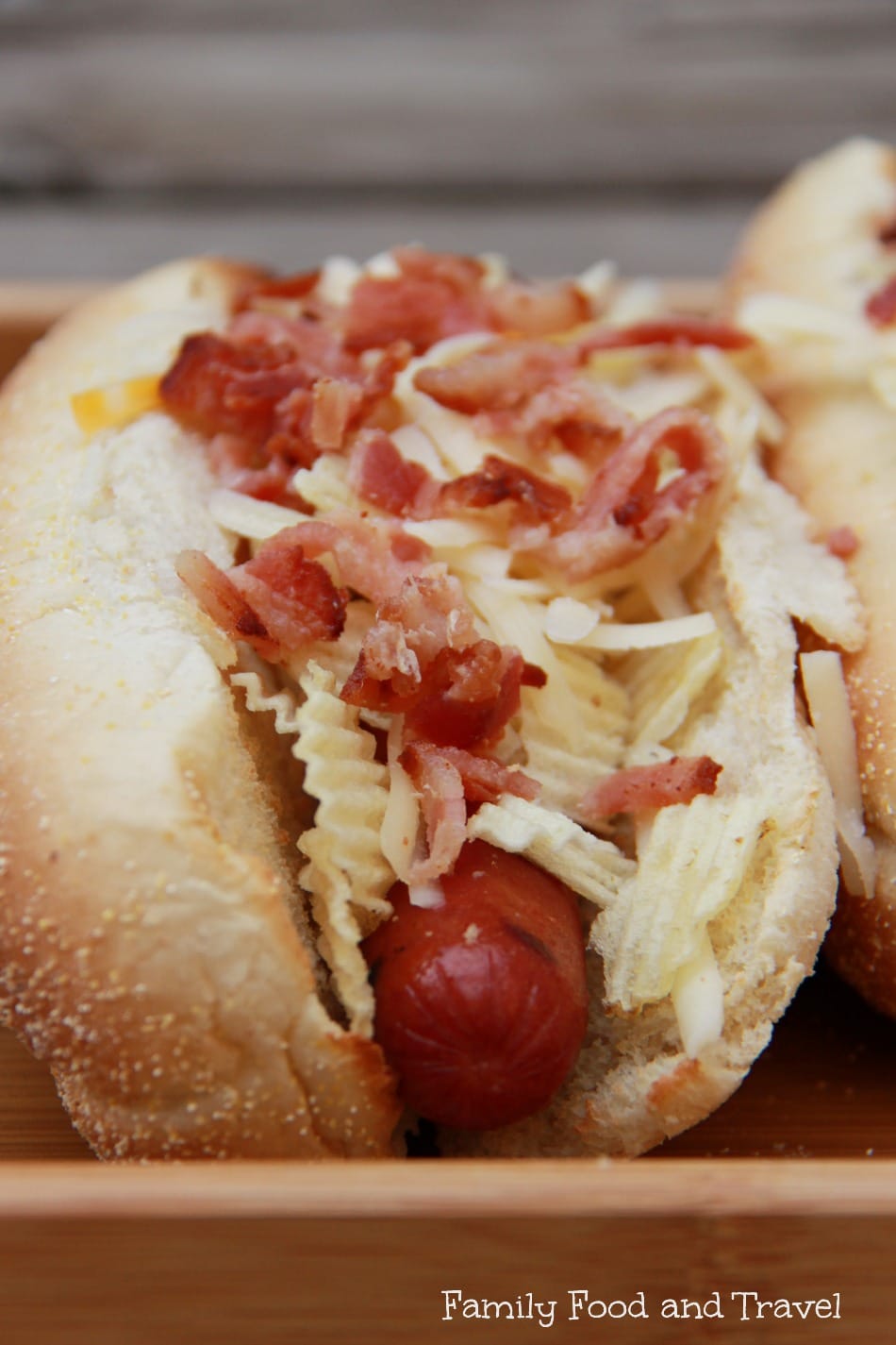 Bacon Cheese Hot Dogs