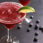 blueberry passionfruit margaritas