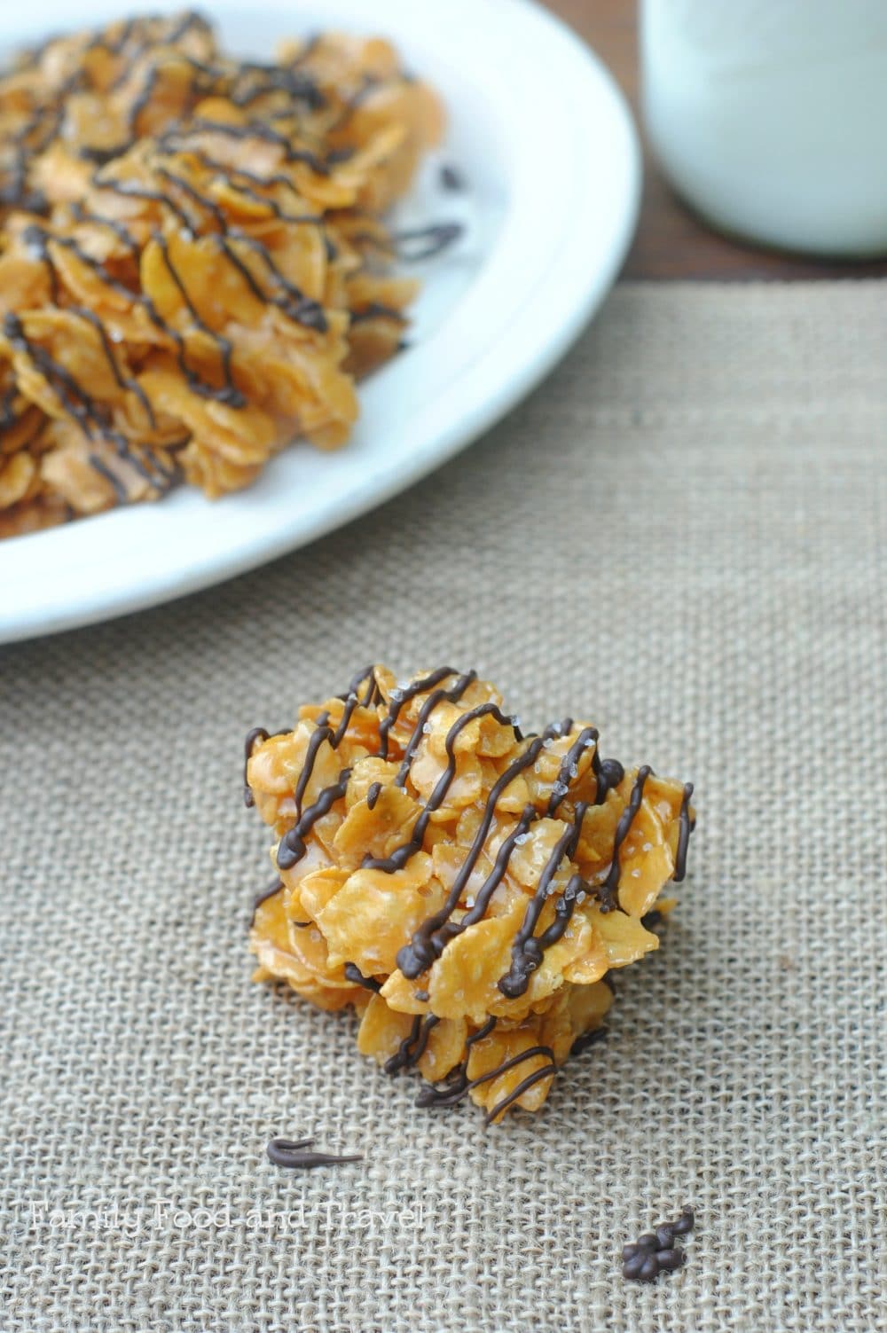 Caramel Cornflake No Bakes