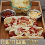 bacon cheese hot dogs