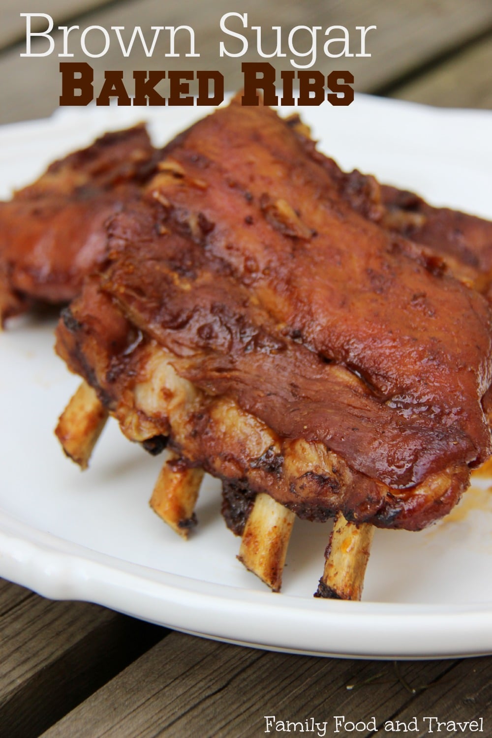 brown sugar bbq ribs - oven baked 