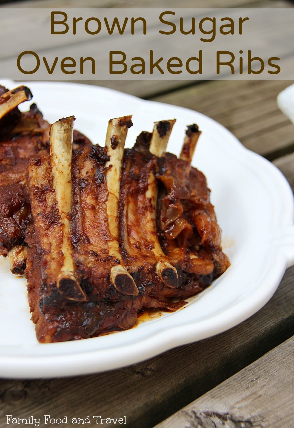 Brown Sugar BBQ Baked Ribs