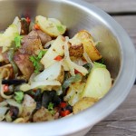 Roasted Potatoes with Poblano Peppers (Papas con Rajas)