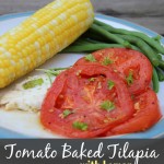 tomato baked tilapia with lemon