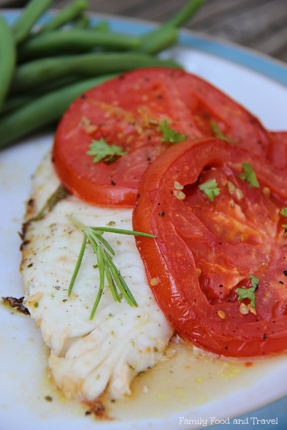 Tomato Baked Tilapia with Lemon