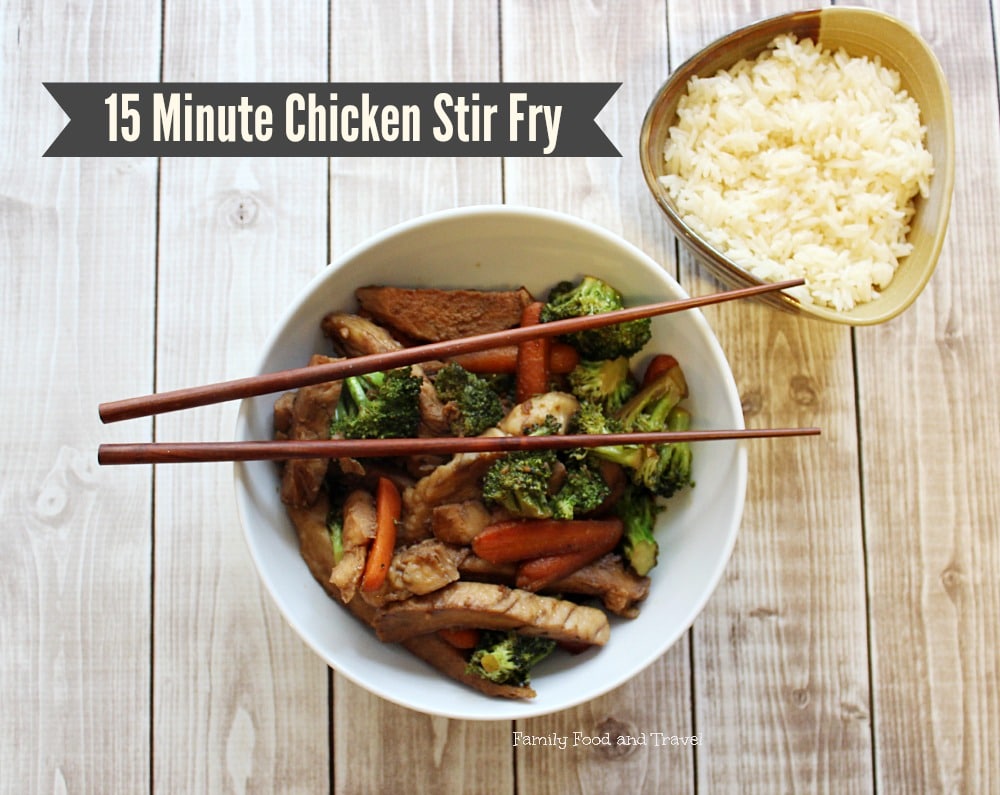 15 minute chicken stir fry