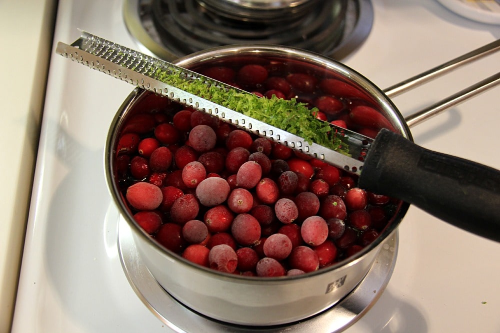 Cranberry Sauce with lime