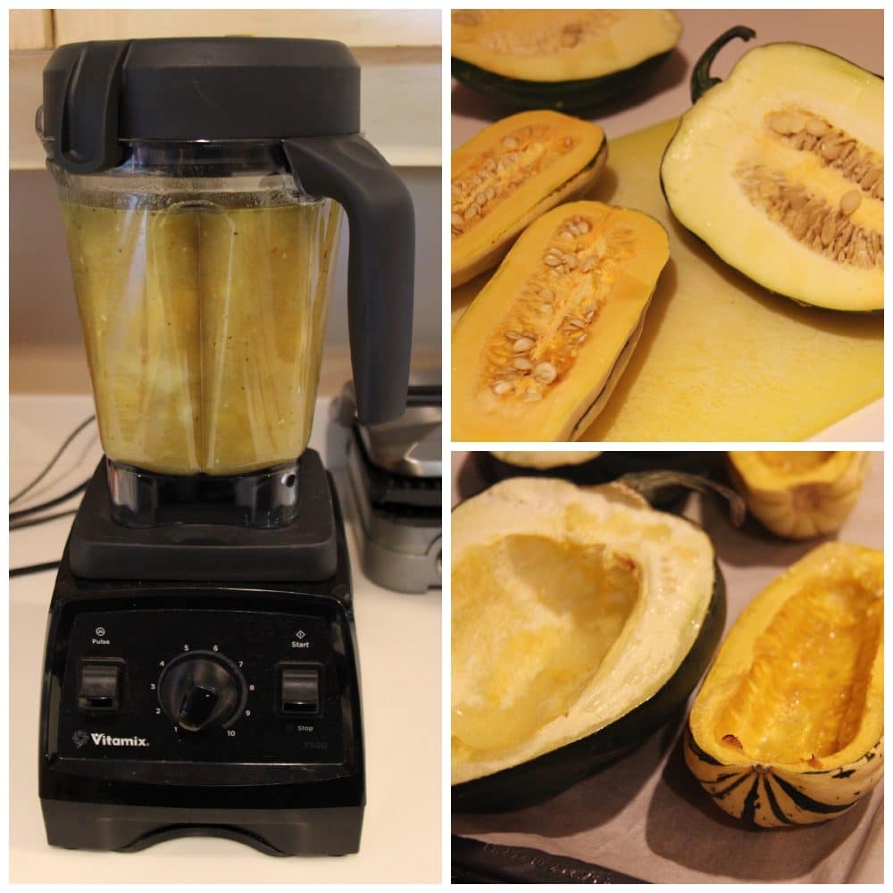 squash and apple soup process